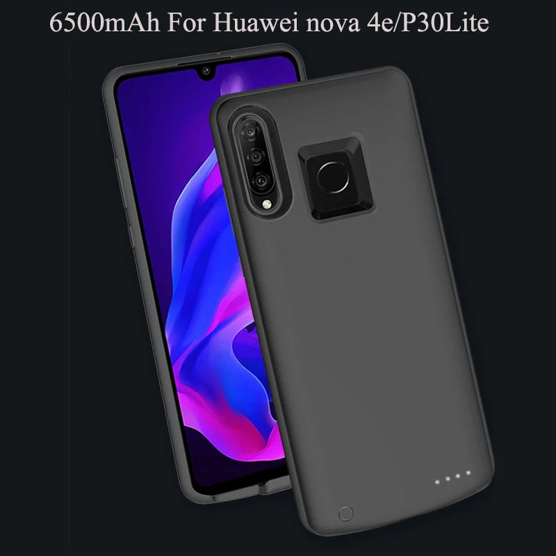 For Huawei P30 Lite Battery Case Silm Silicone Shockproof Power Bank Case  For Huawei Nova 4e Battery Charge Case Charging Cover - Battery Charger  Cases - AliExpress