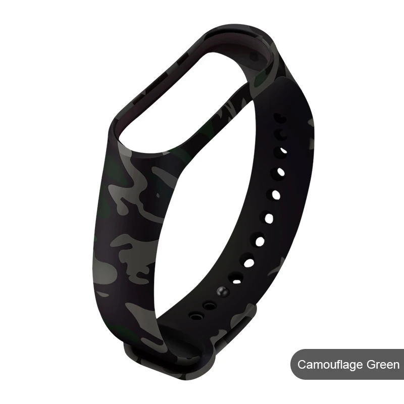 M3 умный браслет, умный браслет, сменные ремни, смарт-браслет для Mi Band 3, пульсометр, фитнес-трекер, умные часы - Цвет: Camouflage Green