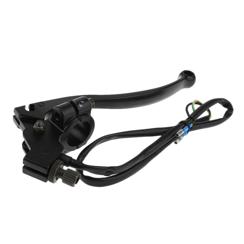 Motorcycle Handlebar Left Hand Control Reservoir Brake Clutch Lever 7.28''