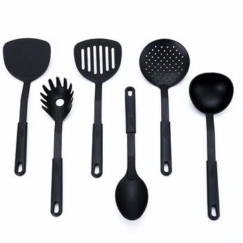 

6Pcs Household Nylon Kitchenware Spatula Soup Spoon Frying Shovel Cooking Sets Non-stick Pan Kitchen Tools Heat-resistant Design