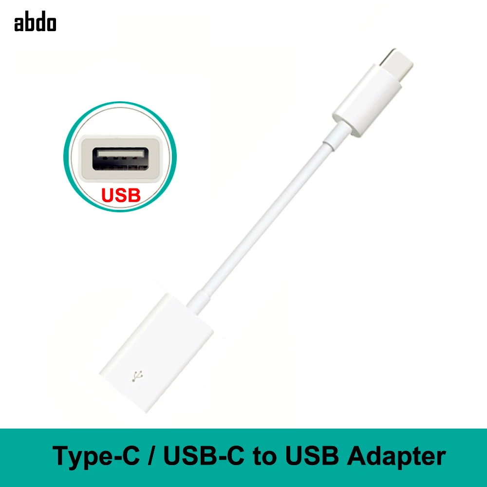 

USB Flash Drive Converter Type-C to USB OTG Connector Digital camera Adapter For Macbook Pro Vivo Y93/Z5 Oppe A9 Galaxy A10s
