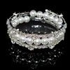 Fashion Crystal Open Wrist Bangles for Women Girls Luxury Imitation Pearl Gold Silver Plated Bracelets Bangles Bridal Jewelry 1