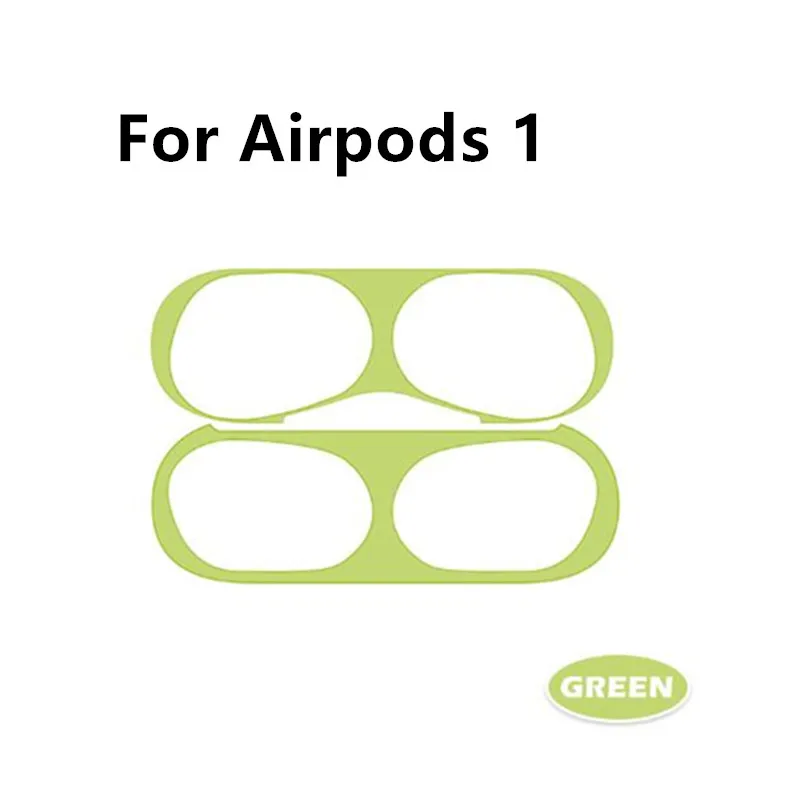 Для Airpods Pro 2 Чехол с металлической защитой от пыли беспроводные наушники защита от пыли для Air pods 2 pro 3 1 Eirpods Airpots кожа autocolantes - Цвет: For Airpods 1