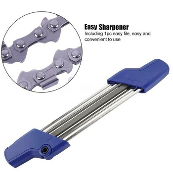 

New 2in1 Chain Sharpener Chains Grinding Tool Manual Chainsaw Sharpener Fast Sharpen Grind Fits