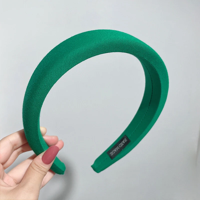 New Padded Headbands Women Wide Bezel Hairbands Thick Velvet Hair Hoop Girls Sponge Non-slip Hairband Fashion Hair Accessories