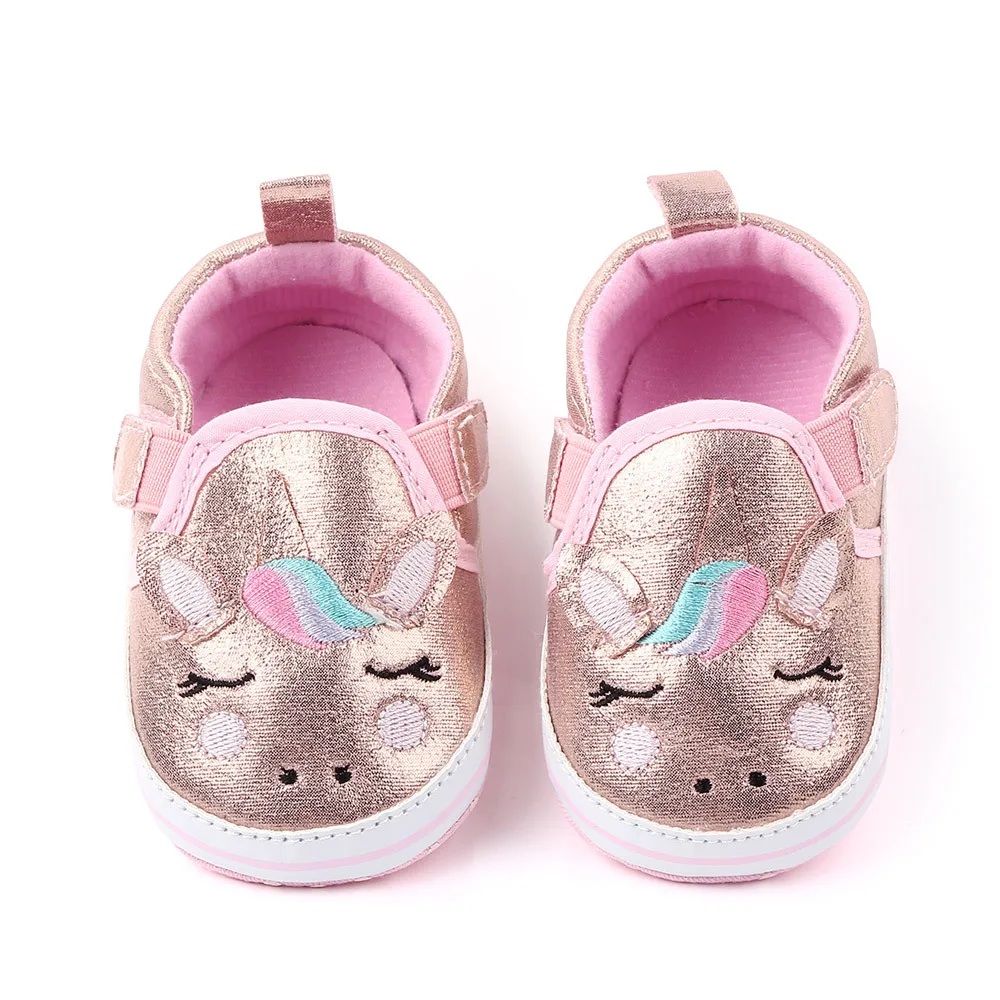 Новинка; стильная обувь для малышей с рисунками животных; детские мокасины из искусственной кожи; обувь для первых шагов с мягкой подошвой; нескользящая детская обувь