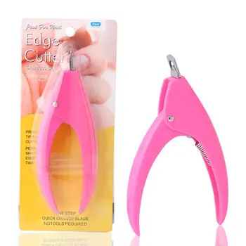 

2pcs Nail Clipper Trimmers Lightweight Nail Edge Cutter Clipper U-Shaped Piece Cut Nail Triple Cut For Nail Art Accessories