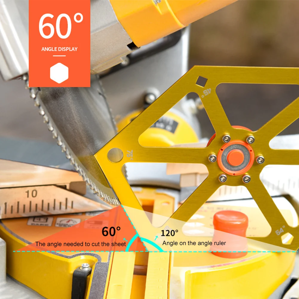 Table Saw Angle Adjusting Ruler Circular Saw Aluminum Alloy Multifunct