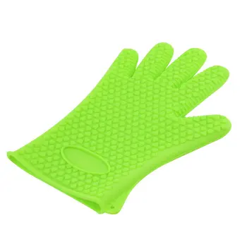 

Full And Win 1pcs Heat Resistant Silicone Glove Cooking Baking BBQ Oven Pot Holder ,Multipurpose Kitchen Mitt