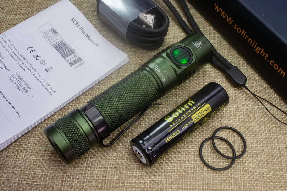 Sofirn SC31 Pro Powerful Rechargeable LED Flashlight 2000 Lm – TopsLights
