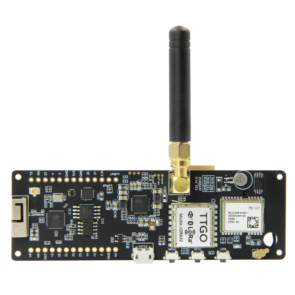Держатель батареи ESP32 Bluetooth модуль электронных компонентов макетная плата gps Wifi Беспроводная сильная совместимость аксессуары - Цвет: 915MHz