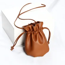 Женская кожаная Ретро простая женская сумка новая сумка через плечо модная сумка через плечо