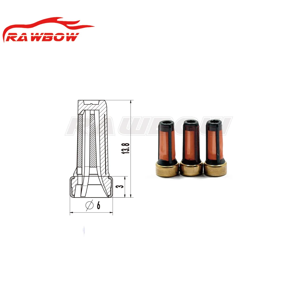 

200PCS FUEL INJECTOR MICRO BASKET FILTER 11004 FOR AUDI BMW GMC INJECTOR REPAIR KITS