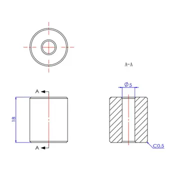 

4PCS/SET 4PCS/SET Non-stick Silicone Hot Bed Leveling Column High Temperature Solid Spacer Platform Leveler for Ender 3 3D