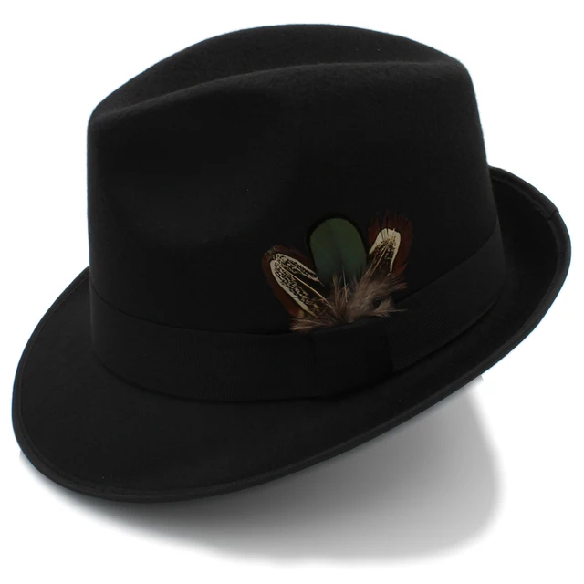 Men Women Fedora Hats Trilby Caps 