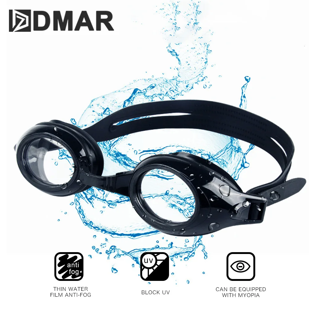 

DMAR Myopia Swimming Goggles Anti-fog UV Waterproof Swimming Goggles Men Women Custom Myopia Degree Lens Sports Eyewear
