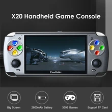 POWKIDDY X20 adultes Mini lecteur de jeu de poche rétro Console de jeu intégré 3599 jeux vidéo lecteur de jeu portable