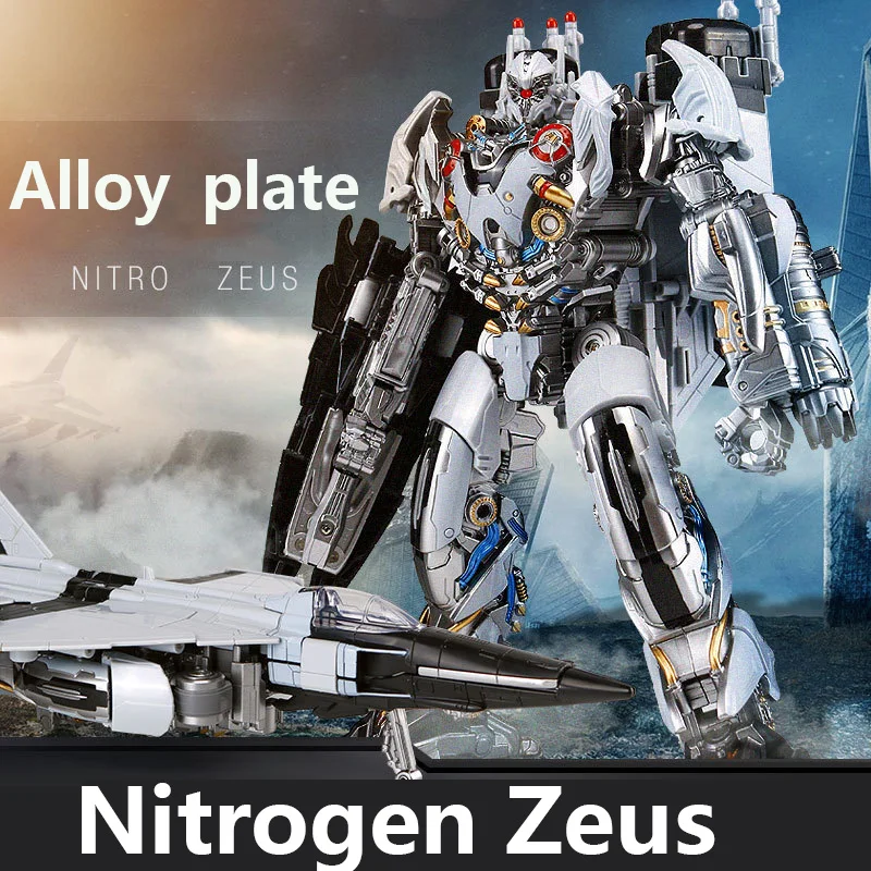 

Trasformazione Black Mamba The Last Knight metal part IS-01 Nitro Zeus figure toy Children's Christmas birthday gift