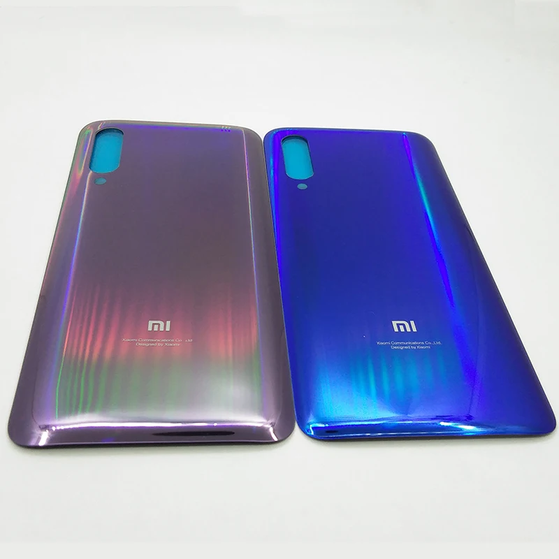 Mi 9 крышка батареи Xiaomi mi 9 Замена задней крышки двери стекло для Xiao mi 9 задний корпус защитный чехол на заднюю панель телефона