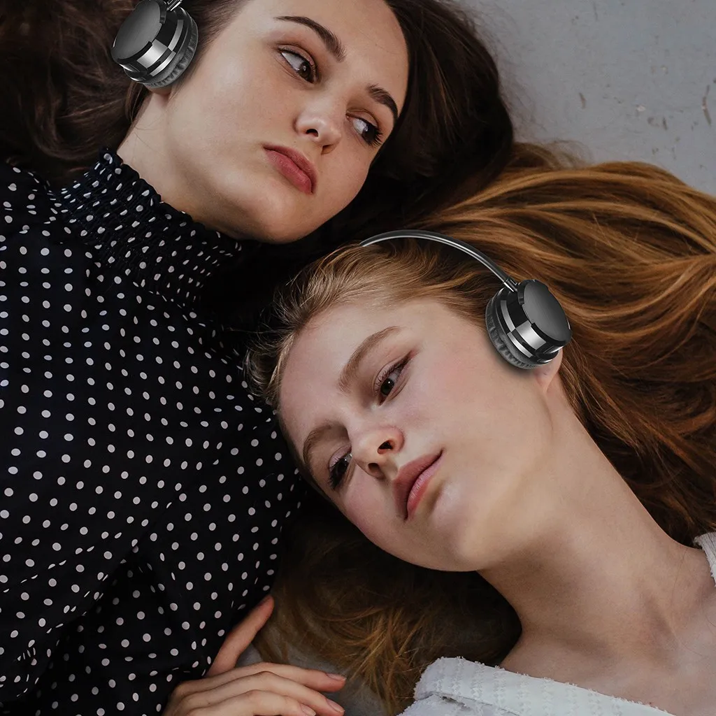 Bluetooth наушники на ухо стерео Беспроводная гарнитура с микрофоном TF гарнитура высокого качества с функцией громкой связи
