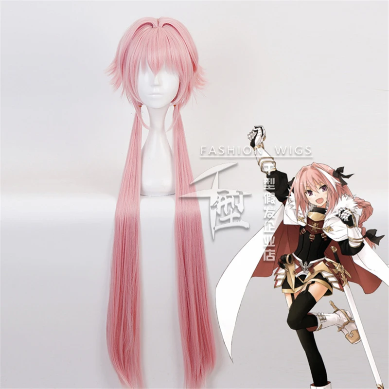 Новый парик аниме Astolfo Косплэй комплект японский Роман Fate/Апокриф костюм