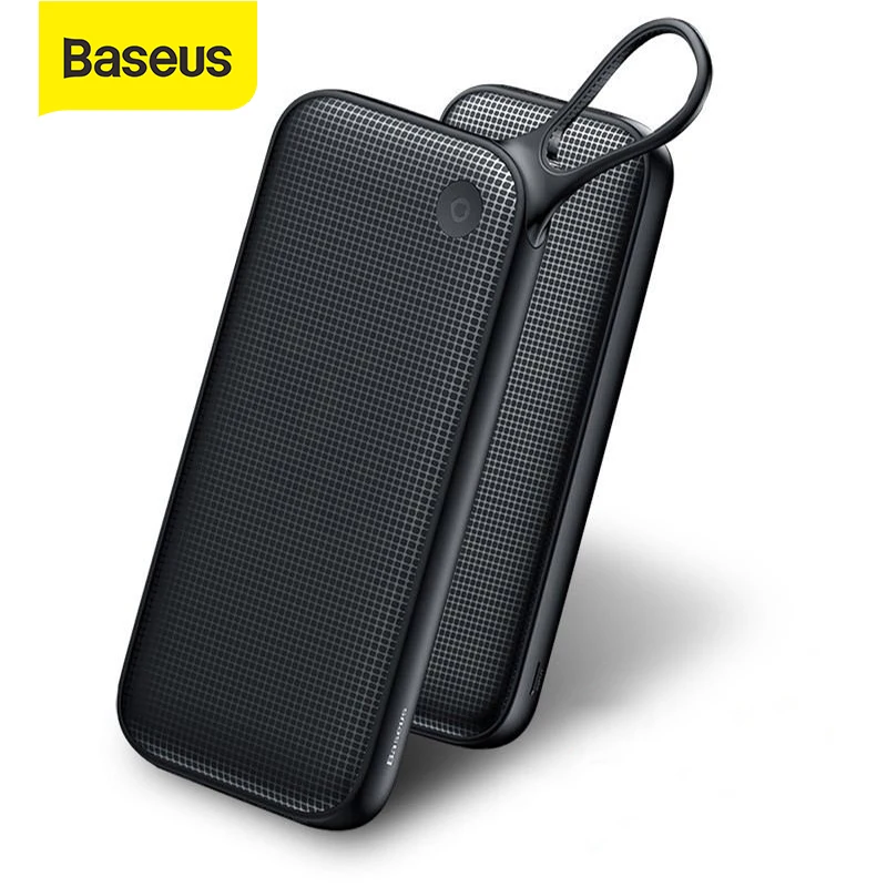 Baseus 20000mAh Power Bank Quick Charge 3.0 USB External Battery Powerbank 18W QC 3.0 PD Fast Chagri