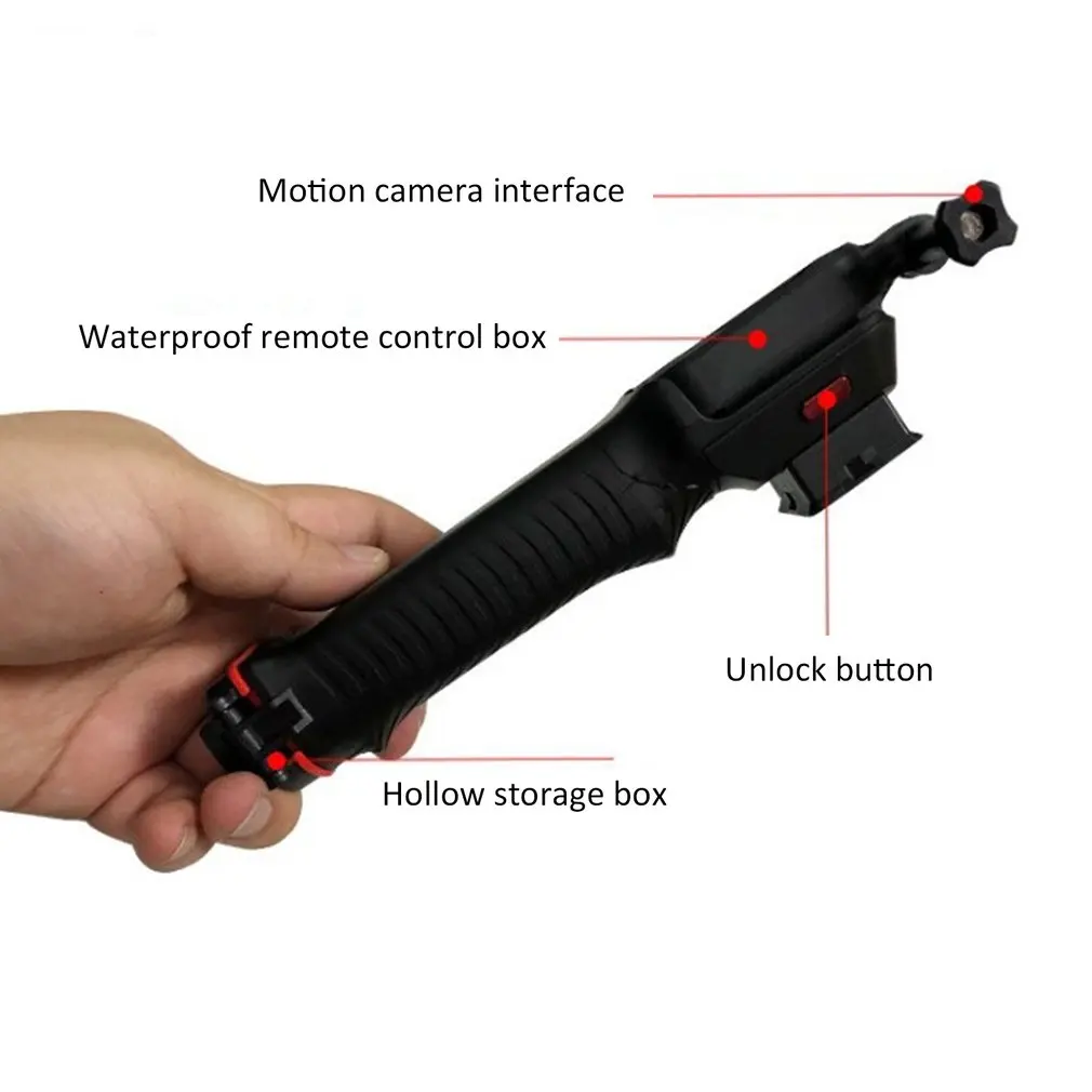 For Go Pro Selfie Stick Floating Grip Monopod For Gopro HERO7 6 5 4 3+ Session 5 4 Camera