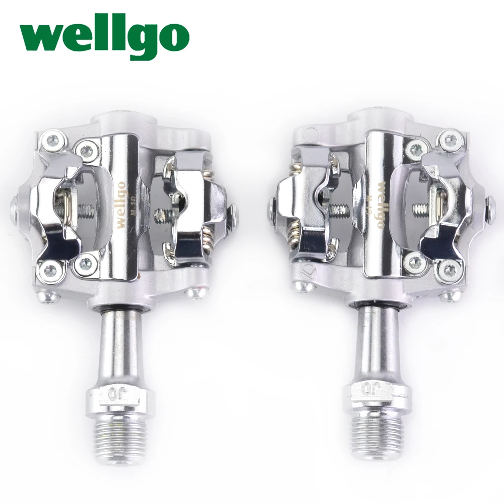Pedali Wellgo M195DU MTB E Strada – Ultraleggeri In Alluminio, Cuscinetti Sigillati, 9/16"