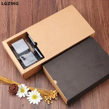 

20pcs Kraft Paper Candy Gift Box Drawer Cover Gifts Carton Party Favors For Guests Wedding Baby Shower Christmas Decoration