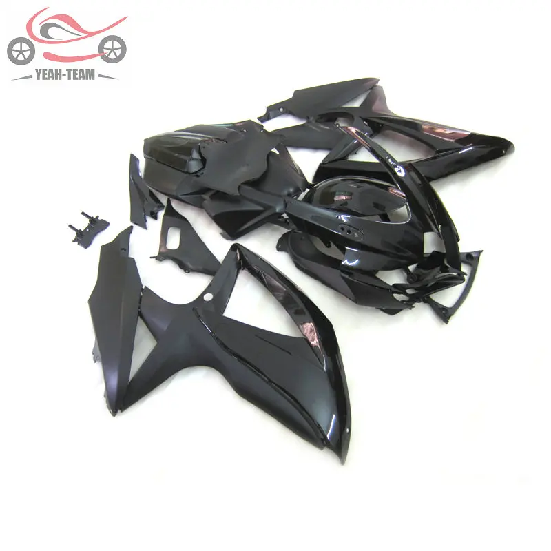 Комплект обтекателей под давлением для SUZUKI K8 GSXR 600 750 2008 2009 2010 полный черный