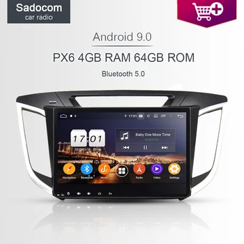 

PX6 10.1" IPS 2 din Android 9.0 4GB 64GB 8 core For Hyundai IX25 2014 2015 2016 Car DVD Player GPS Glonass autoradio car radio