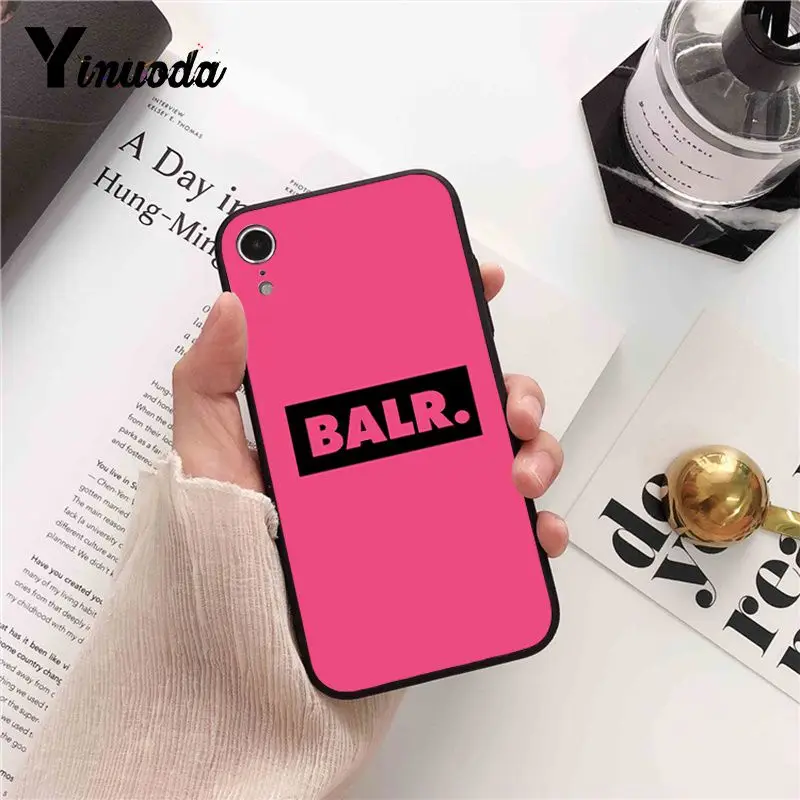 Yinuoda Cool balr log роскошный высокий протектор на конце чехол для телефона для iPhone 8 7 6 6S 6Plus X XS MAX 5 5S SE XR 10 чехол 11 pro max