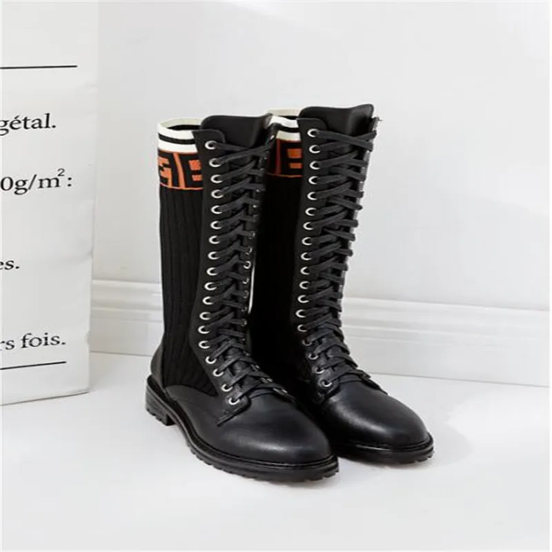 BBZAI/новые женские ботинки с узором в европейском и американском стиле обувь для ночного клуба на высоком каблуке 5 см удобная модная обувь для показа, Bottes Hiver, США, 4-8, 9