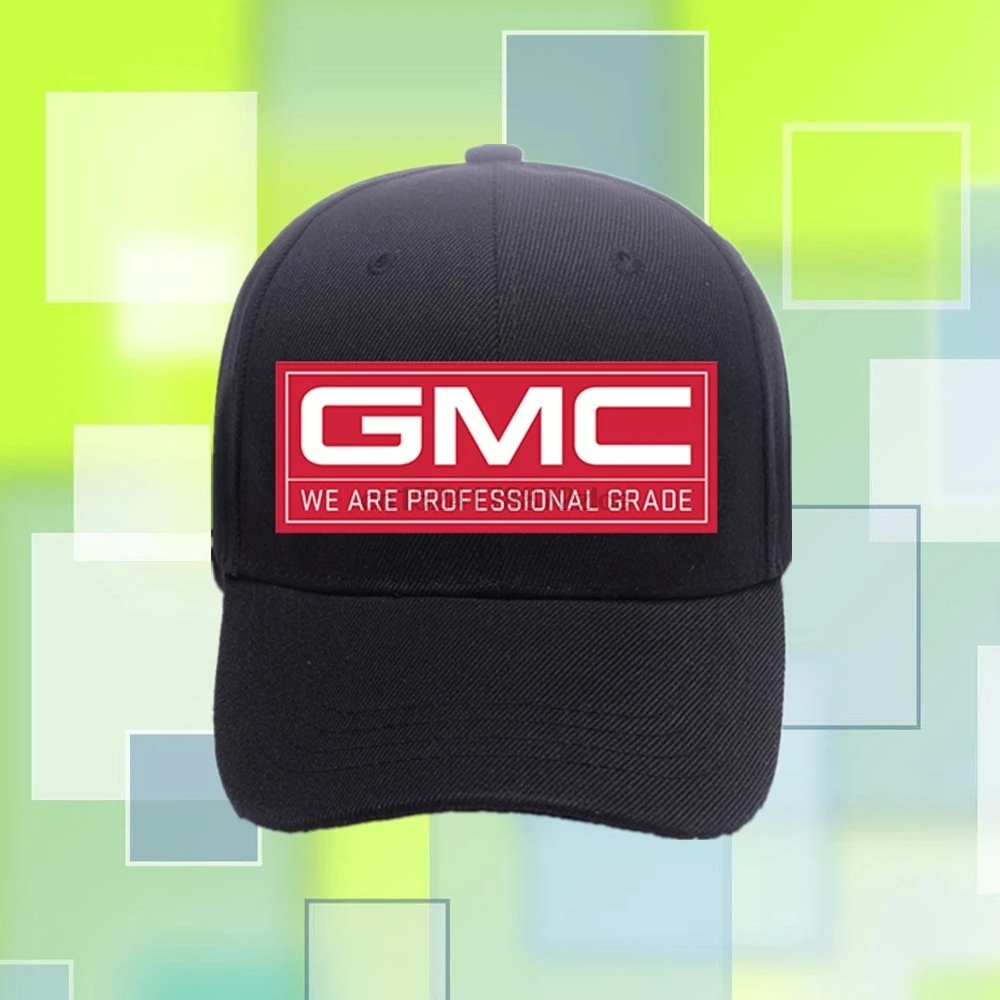 Мужская и Женская Бейсболка, регулируемая хип-хоп, унисекс, бейсбольная кепка для гольфа с логотипом GMC, парусиновая Кепка