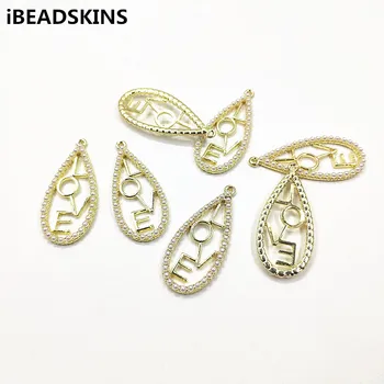 

New arrival! 44x20mm 50pcs Imitation pearls Drop-shape Charm for Necklace,Earrings parts,hand Made Jewelry DIY
