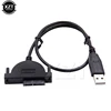 USB 2.0 to Mini Sata II 7+6 13Pin Adapter for Laptop HDD CD/DVD ROM Slimline Drive Converter Cable SATA USB Optical Drive Cable ► Photo 1/5