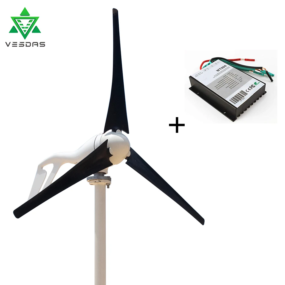 

Home Wind Turbine Generator 400W Small Windmill Controller blade Mini Wind generador eolico eolienne Charge for Marine Boat