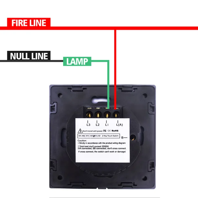 Way Wall Light Controler Home Automation Touch Switch Smart Home Devices