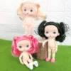 20 Cm Heigh Doll Strawberry Doll OB11 Vinyl 13 Joints Children's Toy 1/8 Dress Up Doll Toys for Children Girls ► Photo 1/5