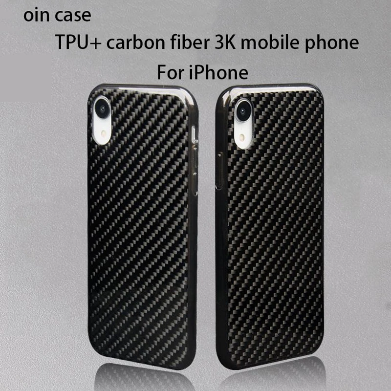 oincase iPhone Xs for iPhone xsmax Bright Black Matte Black Carbon Fiber Case iPhone 7 7 8 Plus 8 Plus X XR