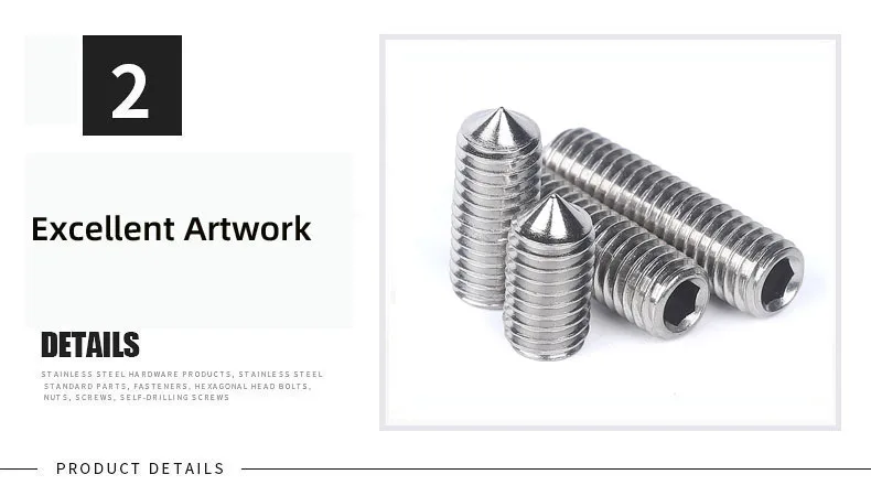 304 Flat hex head self tapping detail 4