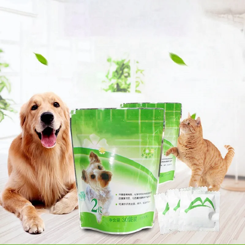 30 Pcs/lot Tablet Dissolved in Water Deodorizer Cleaning Toilet for Removing Odor Suitable for Pet Cage Nest Kennel