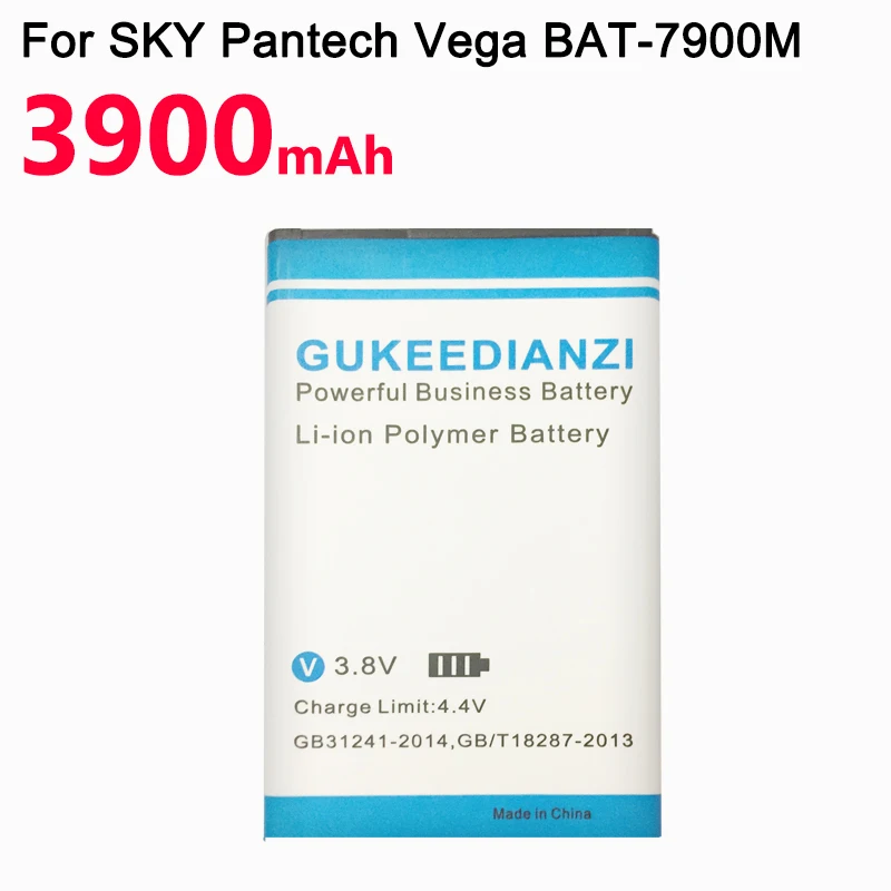 GUKEEDIANZI BAT-7900M 3900 мАч аккумулятор для мобильного телефона SKY Pantech Vega A900S/A900K/A900L