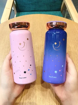 

Insulation Cup Gradient Color Mug Female Wind Cute Creative Cute Water Cup Portable Small Trend Thermos Water Bottle