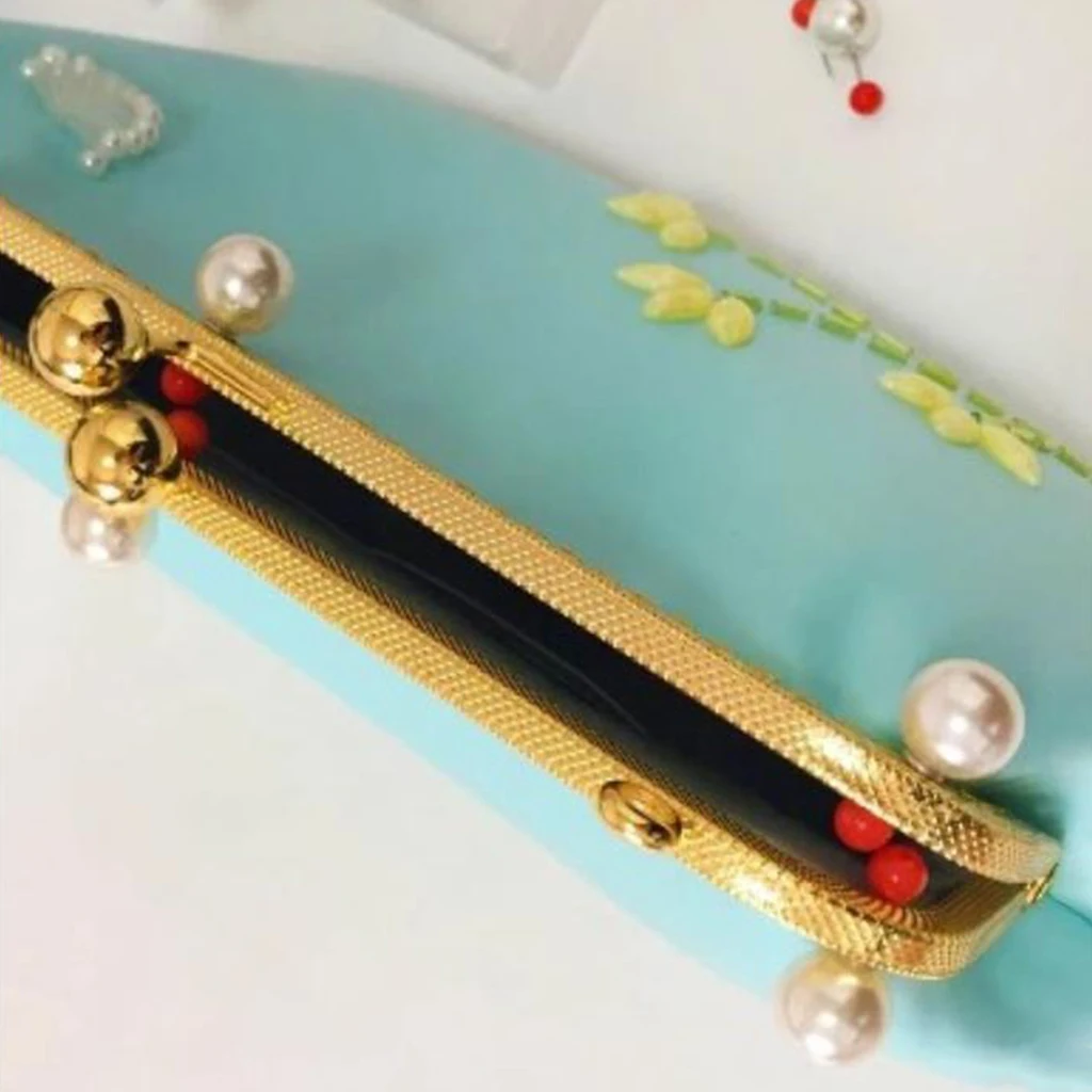 10 Sets Sewing Purse Handbag Coins Bags Metal Kiss Clasp Frame 15cm New