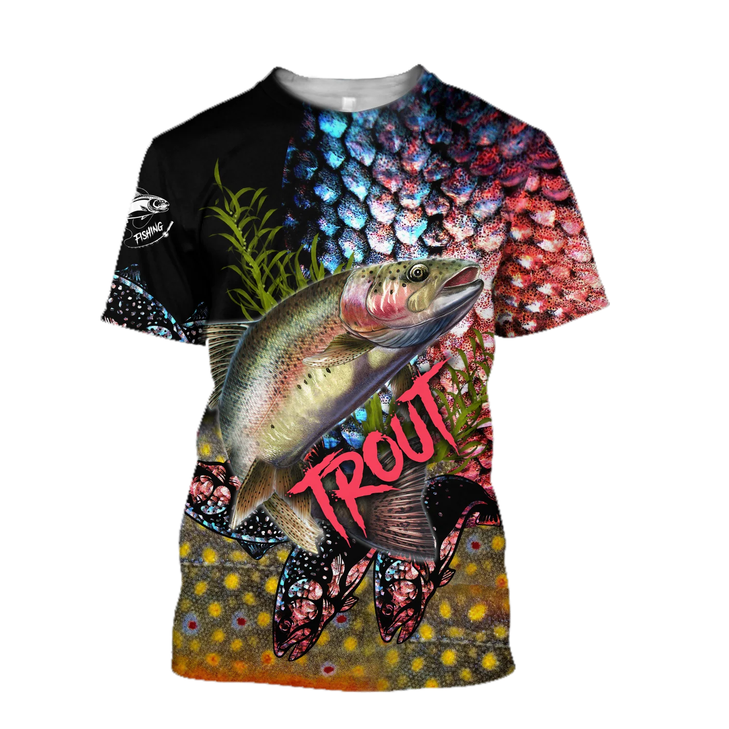 Heißer Verkauf t hemd Crappie Angeln camo Muster 3D Gedruckt Herren Sommer Oansatz kurzarm Unisex Casual sport T-shirt 13 stile – Detail 4