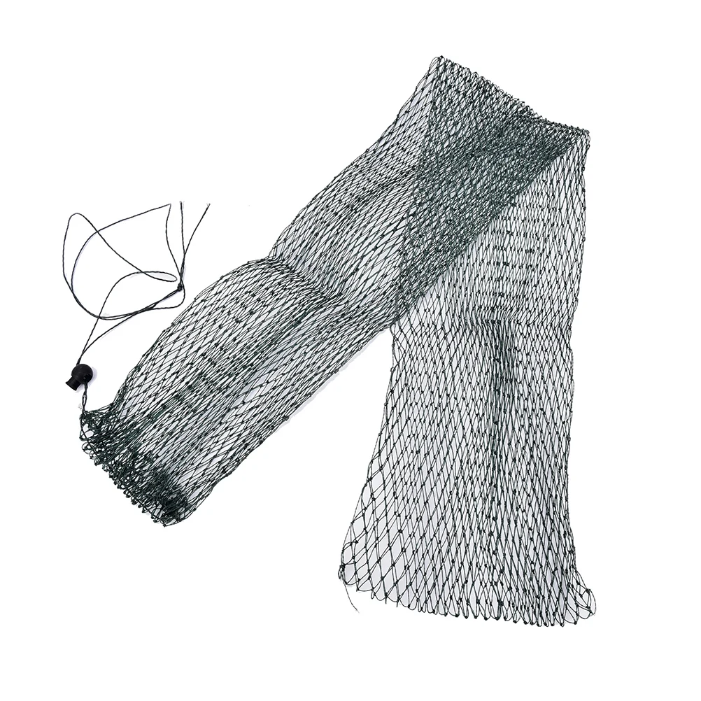 High Quality  nylon foldable fishing net fish pot trap fishing net creel simple fish guard flat bottom beam mouth length 1 meter
