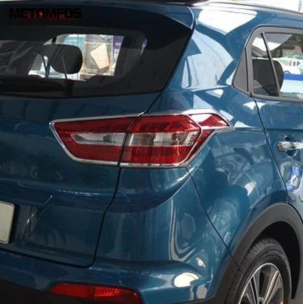 Для Hyundai Cantus Creta ix25 2014 2017 2018 2019 хромированный задний светильник крышка лампы