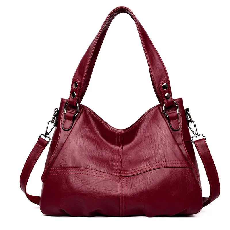 

Patchwork Solid Genuine Leather Large Totes Bag Female Designer Travel Handbag Zipper 2019 Women Big Shoulder Bags Purse Bolsa