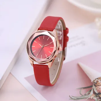 

Fashion Casual Women Quartz Watch Dress Clock Leather Watch Alloy Female Models Bracelet Wirst Valentine Gift часы женские